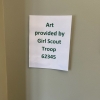 Paintings by Girl Scout Troop 62345